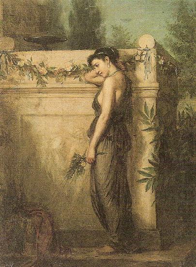 John William Waterhouse Gone, But Not Forgotten oil painting picture